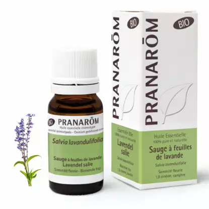 Pranarôm Huile essentielle Sauge à feuilles de lavande Bio - 10ml