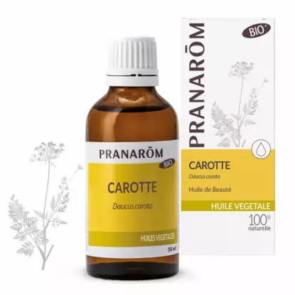 Pranarôm Huile végétale Carotte Bio - 50ml
