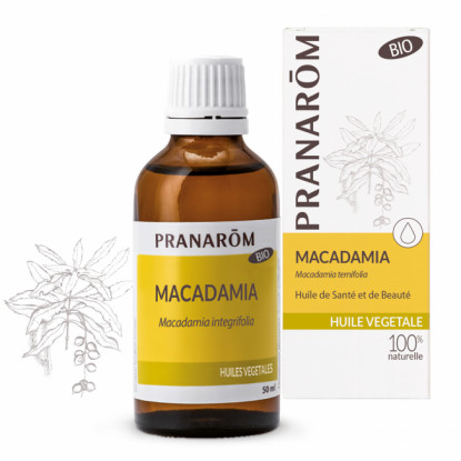 Pranarôm Huile végétale Macadamia Bio - 50ml