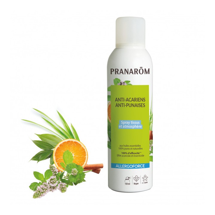 Pranarôm Allergoforce Spray anti-acariens et anti-punaises - 150ml
