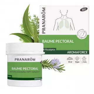 Pranarôm Aromaforce Baume pectoral - 80ml