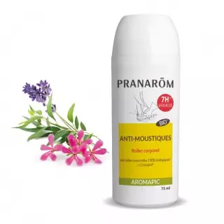 Pranarôm Aromapic Roller corporel anti-moustiques Bio - 75ml