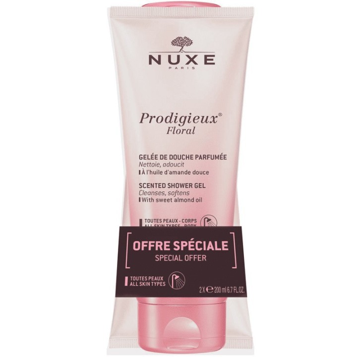 Nuxe Gelée de douche parfumée Prodigieux® Floral - Lot de 2 x 200ml