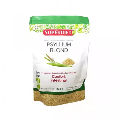 Superdiet Psyllium blond Bio - Sachet de 200g