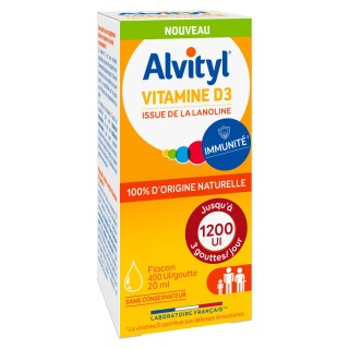 Alvityl Vitamine D3 Gouttes - 20ml