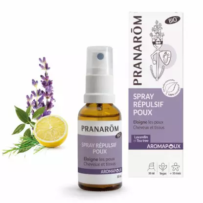 Pranarôm Aromapoux Spray répulsif poux Bio - 30ml