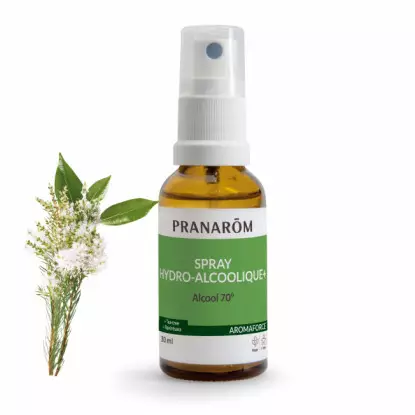 Pranarôm Aromaforce Spray hydro-alcoolique+ - 30ml