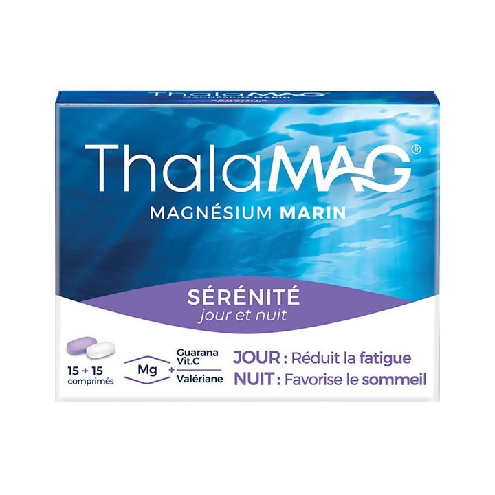 Thalamag Magnésium marin Sérénité jour/nuit - 30 comprimés