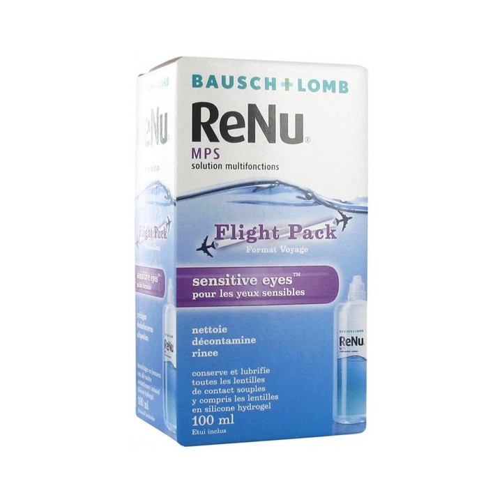 Bausch + Lomb ReNu MPS solution multifonctions format voyage - 100ml