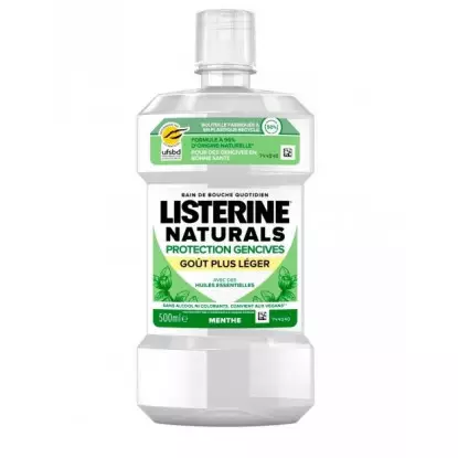 Listerine Naturals Bain de bouche protection gencives - 500ml