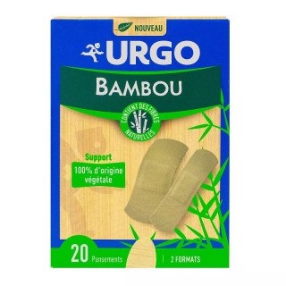 Urgo Pansements en fibres naturelles de bambou  - 20 pansements