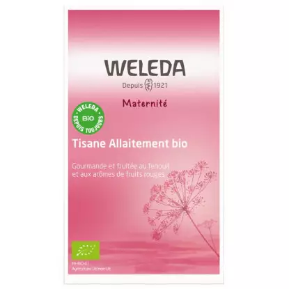 Weleda Tisane allaitement arômes fruits rouges et framboise Bio - 20 sachets