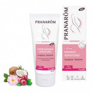 Pranarôm PranaBB Crème massage anti-vergetures Bio - 100ml