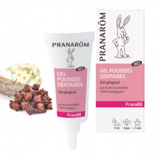 Pranarôm PranaBB Gel gingival poussées dentaires Bio - 15ml