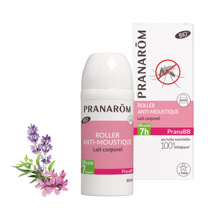 Pranarom PranaBB roller anti-moustique lait corporel - 30ml