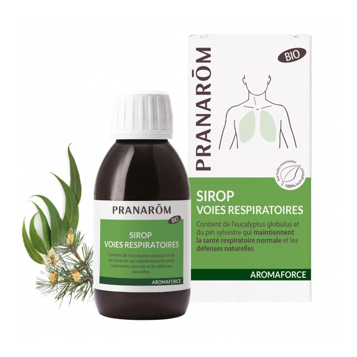 Pranarôm Aromaforce Sirop voies respiratoires Bio - 150ml