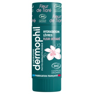 Dermophil Indien Stick lèvres hydratation Fleur de Tiaré Bio - 4g