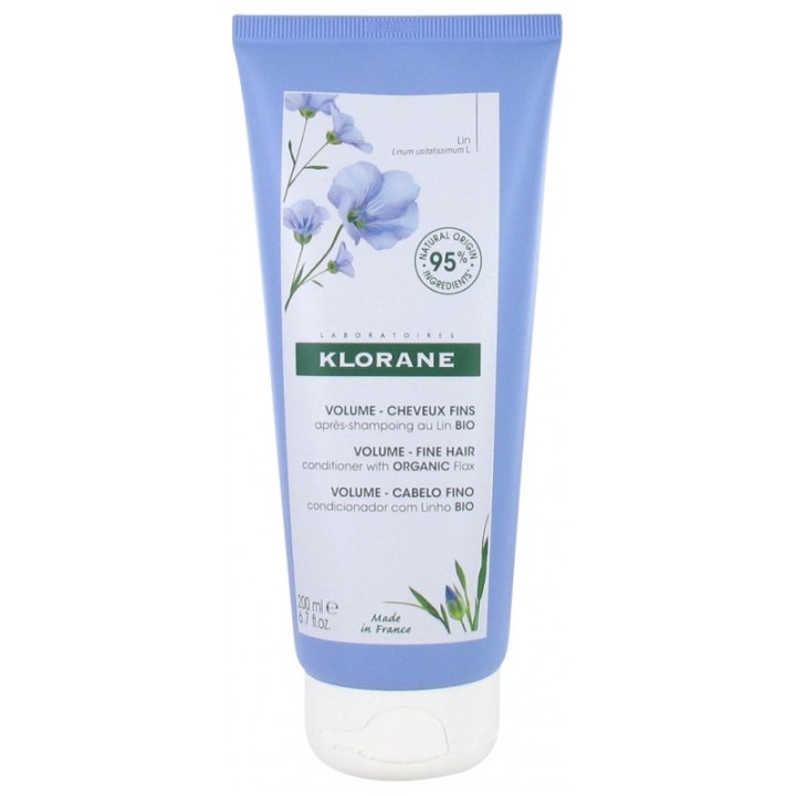 Klorane Après-shampoing au lin Bio - 200ml