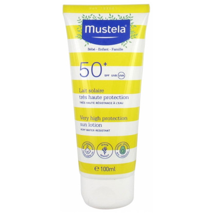 Mustela Lait solaire très haute protection SPF50+ - 100ml