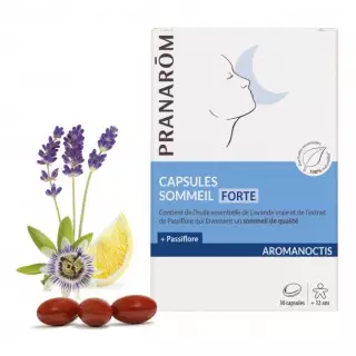 Pranarôm Aromanoctis Capsules Sommeil forte - 30 capsules