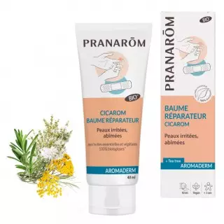 Pranarôm Aromaderm Baume réparateur Bio - 40ml