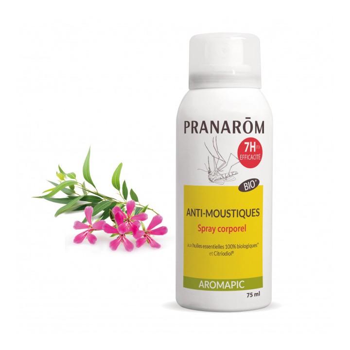 Pranarôm Aromapic Spray corporel anti-moustiques Bio - 75ml