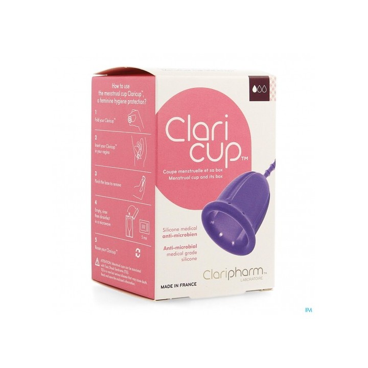 Claricup Coupe menstruelle silicone -Taille 1
