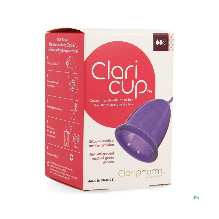 Claricup Coupe menstruelle silicone -Taille 2