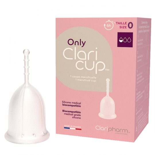Claricup Coupe menstruelle silicone taille 0 - 1 unité