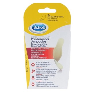 Scholl ExpertTreatment Pansements ampoules pour orteils - 6 pansements