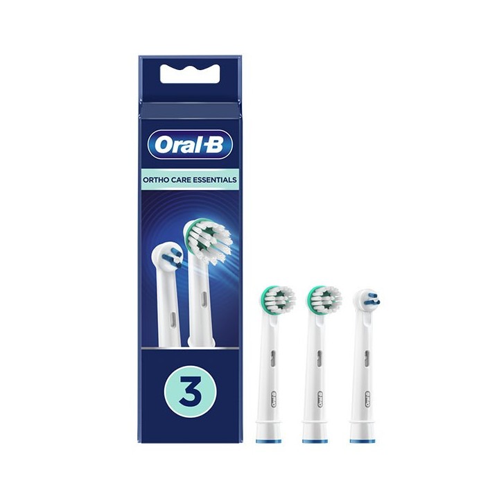 Oral B Brossettes Ortho Care Essentials - 2 brossettes ortho et 1 brossette inter-espace