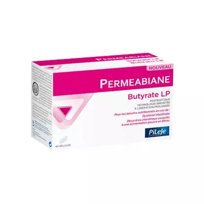 Pileje permeabiane butyrate lp 60 gélules