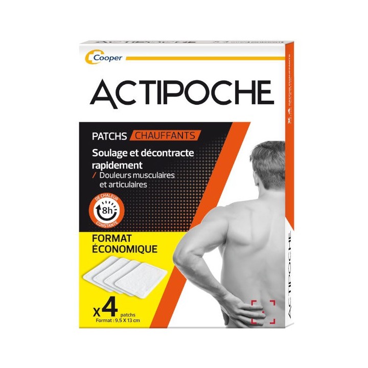 Actipoche Chaud - 4 patchs