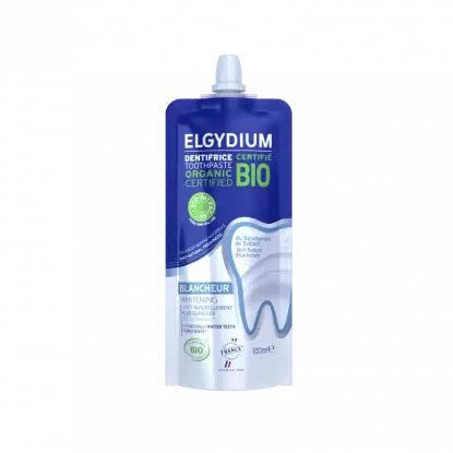 Elgydium Dentifrice blancheur Bio - Éco packaging 100ml