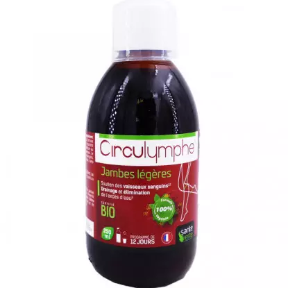 Santé Verte Circulymphe jambes légères Bio - Solution buvable 250ml