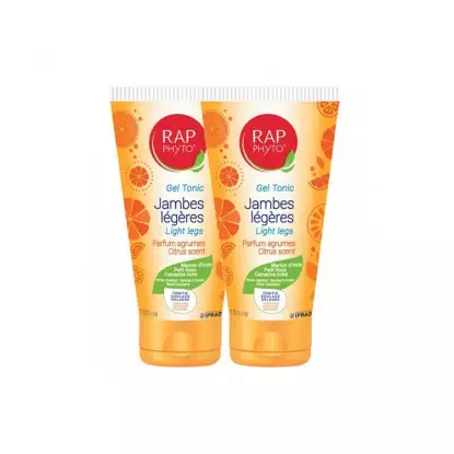 Rap Phyto Gel fraîcheur jambes légères agrumes - 2 x 150ml