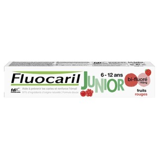 Fluocaril Junior Dentifrice fruits rouges 6-12 ans - 75ml