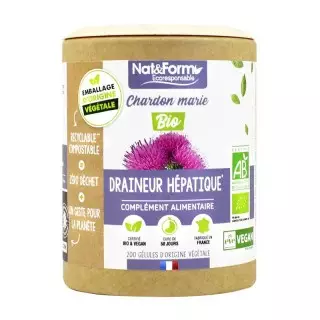 Nat&Form Chardon Marie Bio 200 gélules
