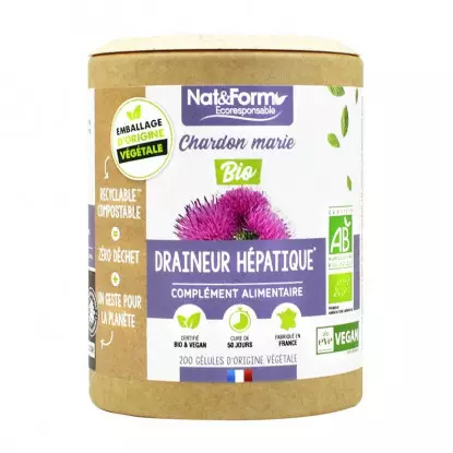 Nat&Form Chardon Marie Bio 200 gélules