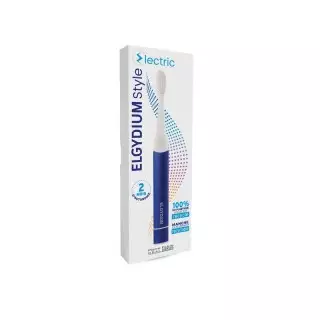 Elgydium Brosse à dents Style Electric Argent