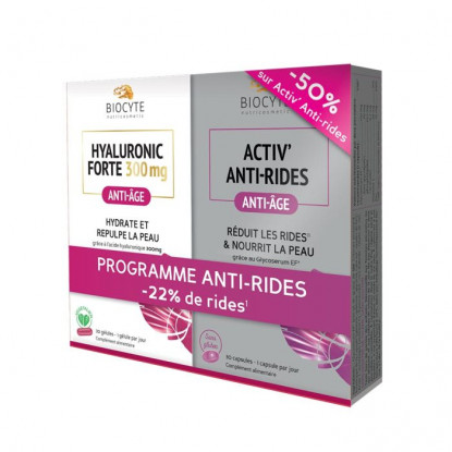 Biocyte Programme anti-rides 30 gélules + 30 capsules