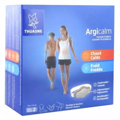 Thuasne Argicalm Coussin d'argile thermique réutilisable chaud froid - Taille 2
