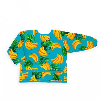 Twistshake Bavoir à manches longues imperméable - Banane