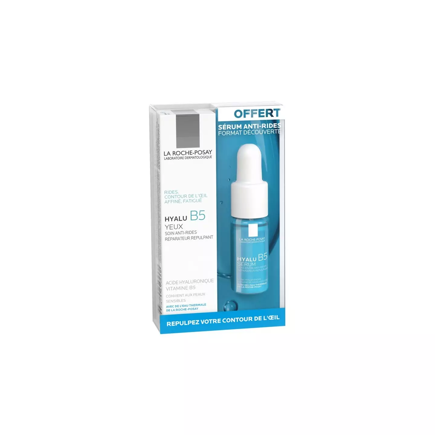 Soin Yeux Anti-rides La Roche-Posay Hyalu B5 - 5 Ml, Acide Hyaluronique, Vitamine B5, Neuf