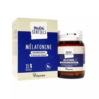 Nutrisanté Nutri'sentiels Mélatonine 1mg - 15 gélules