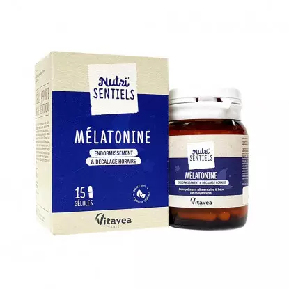Nutrisanté Nutri'sentiels Mélatonine 1mg - 15 gélules