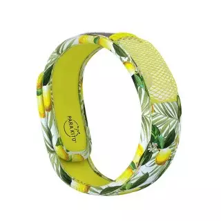 Parakito Graphic Bracelet anti-moustiques Lemon + 2 recharges