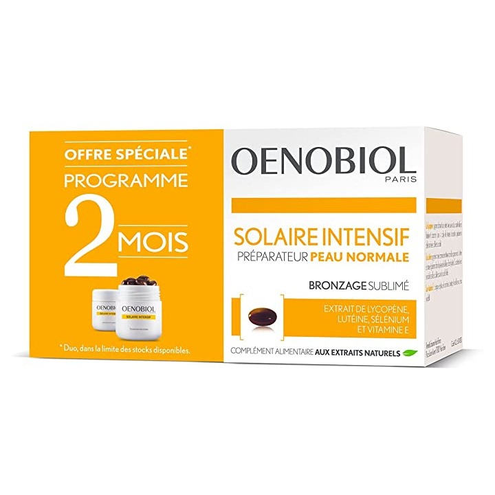 Oenobiol Solaire Intensif préparateur - Lot de 2 x 30 capsules