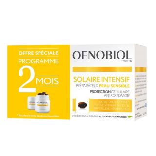 Oenobiol solaire intensif peau sensible - Lot de 2 x 30 capsules