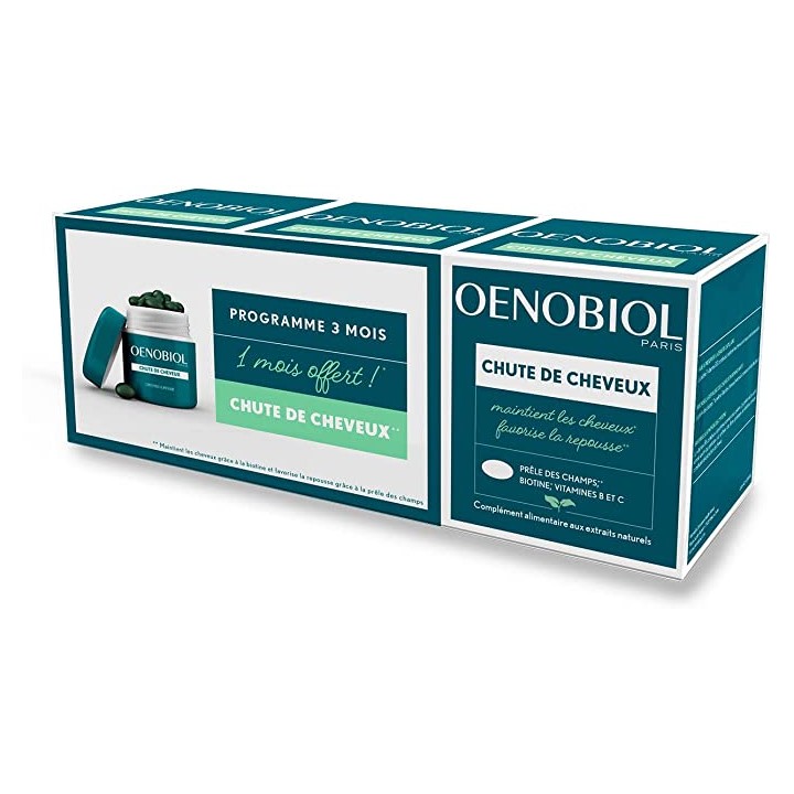 Oenobiol Capillaire chute de cheveux - Lot de 3 x 60 capsules